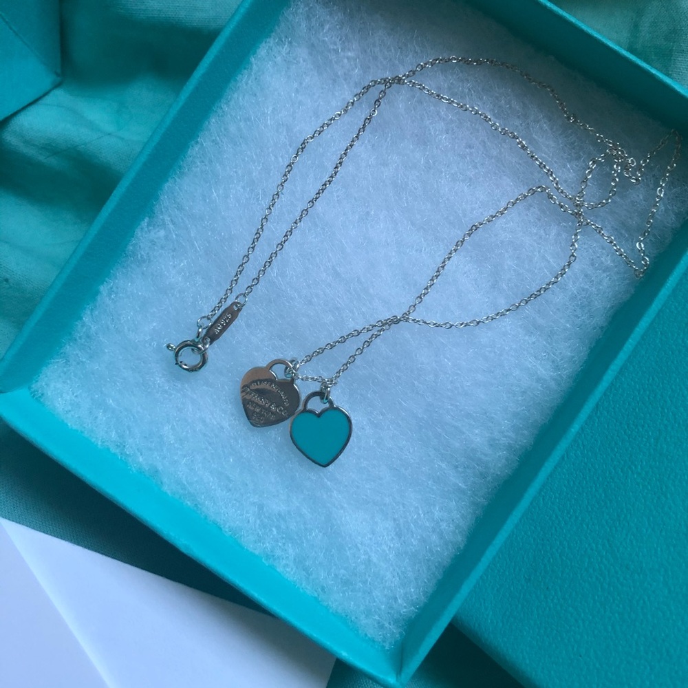Tiffany Mini Double Heart Necklace